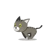 chibi cat right